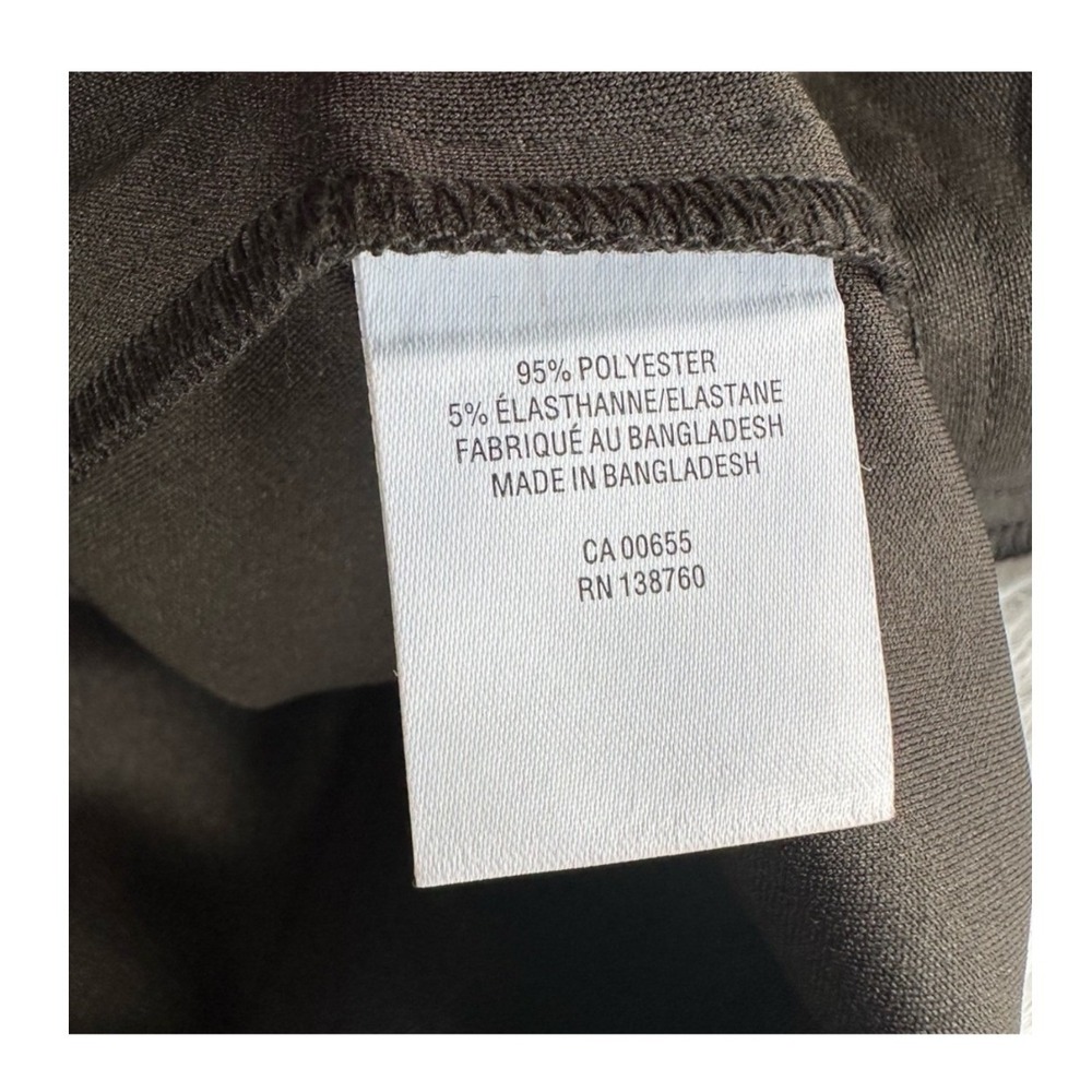 Reitmans Blazer Jacket Coat Black Open Front Notched Lapel Business Preppy Sz 12 - Picture 4 of 5
